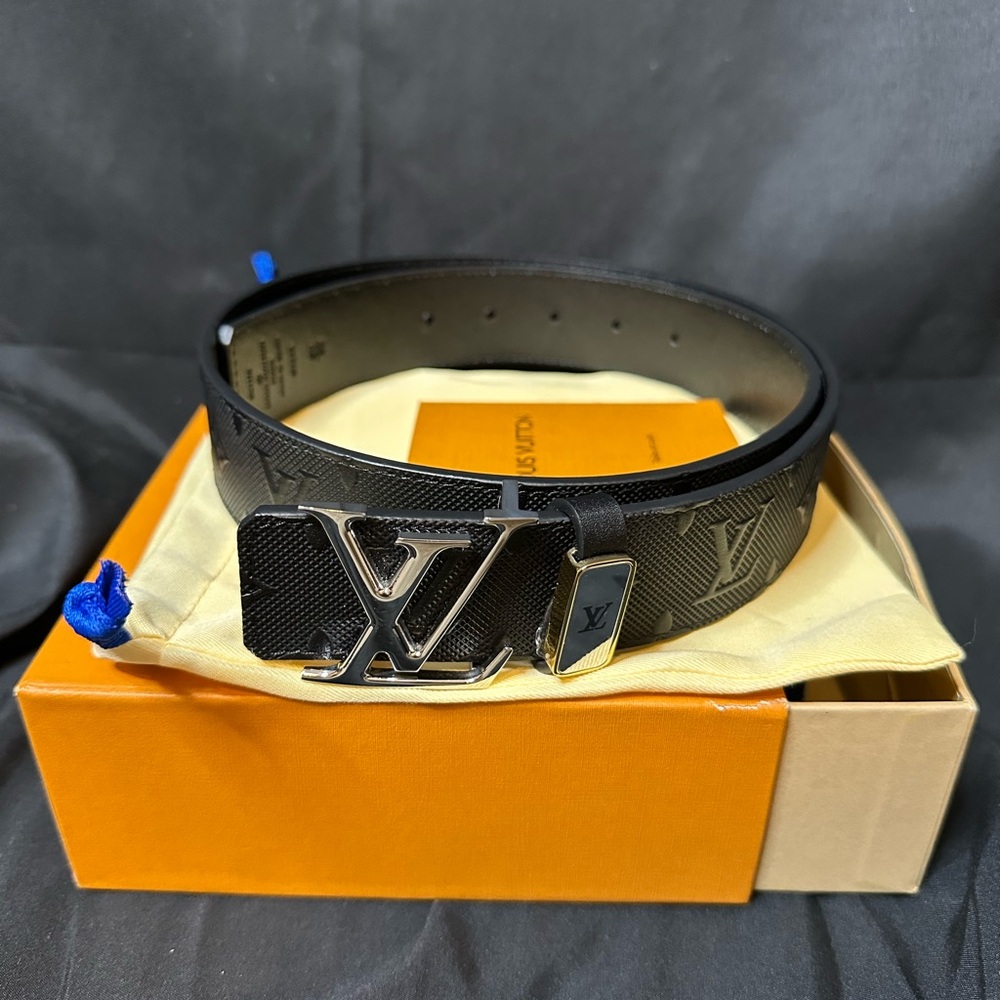 Louis Vuitton Black Belt Bag Sleek Design Iconic Branding